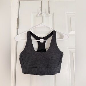 prAna Women's Black Racerback Wireless Sports Bra Size S Women's Gray Sports Bra